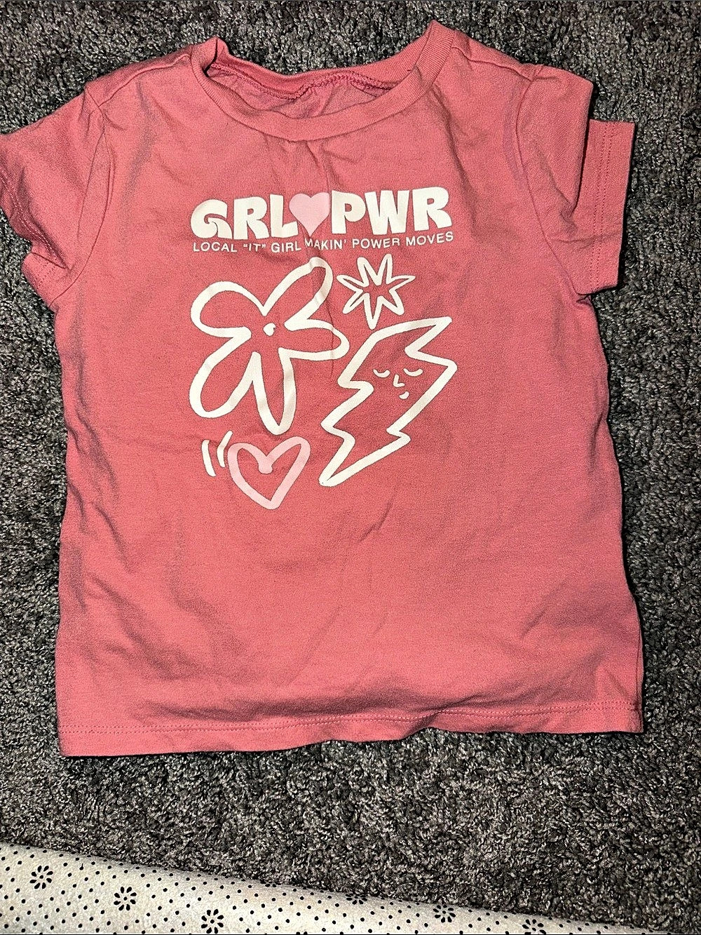 Carter's Girls Graphic Tee Size XS (4/5) Pink